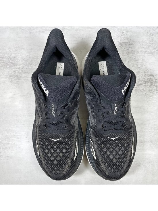 Hoka One One Clifton 9 Running Shoes - Men\'s Size 11 - Black main image 8